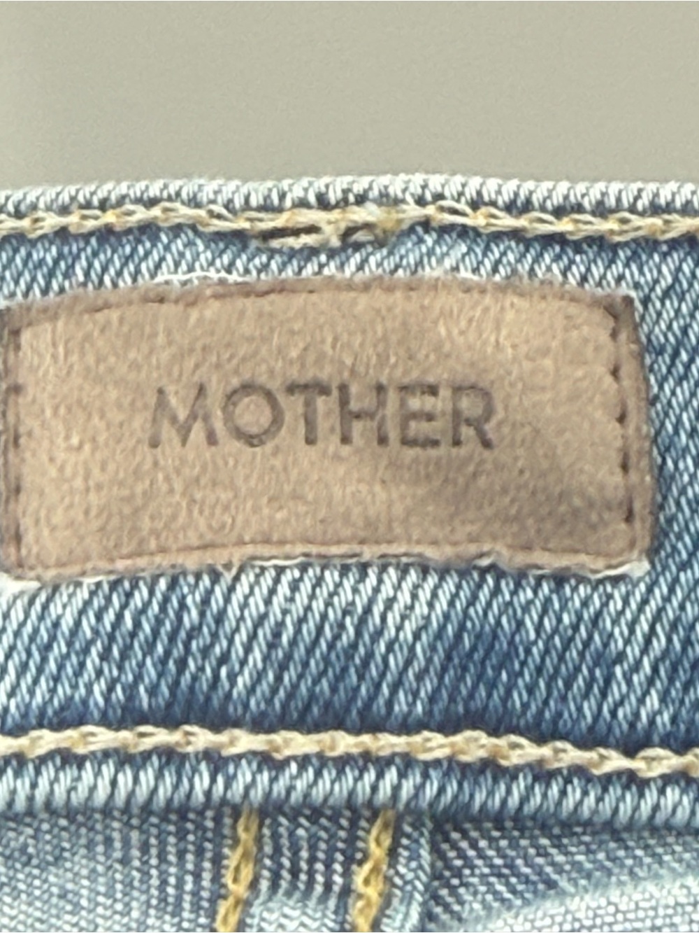 Mother The Rambler Preppy High Waisted Zip Ankle Jeans in Country Line Wash 26 - Picture 12 of 16